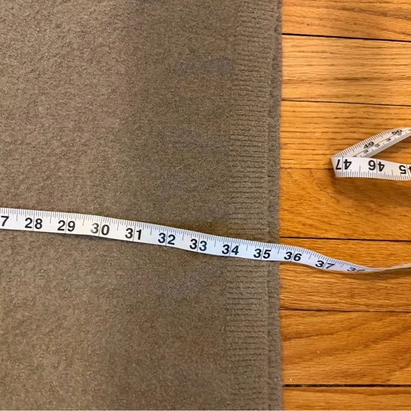 Abercrombie & Fitch Bouclé Sweater Dress Tan Short Sleeve Size S - Picture 5 of 6